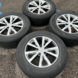 18” OEM JEEP GRAND CHEROKEE DODGE DURANGO COMMANDER WRANGLER WE FINANCE RIMS TIRES SET  