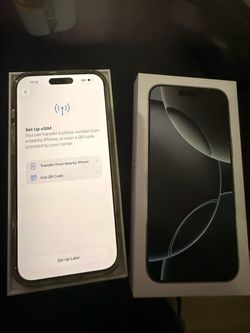 iPhone 16 Pro Max 256gb White titanium