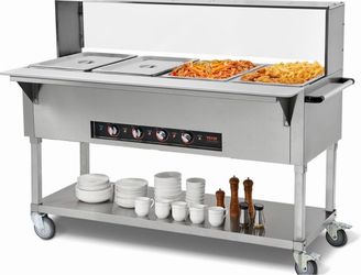 VEVOR 4-Pan Commercial Food Warmer - New in box