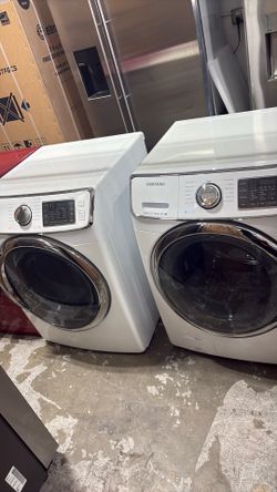 Samsung Frontload washer and Frontload electric dryer