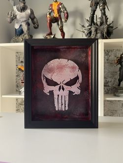 Custom made punisher frame shadow box