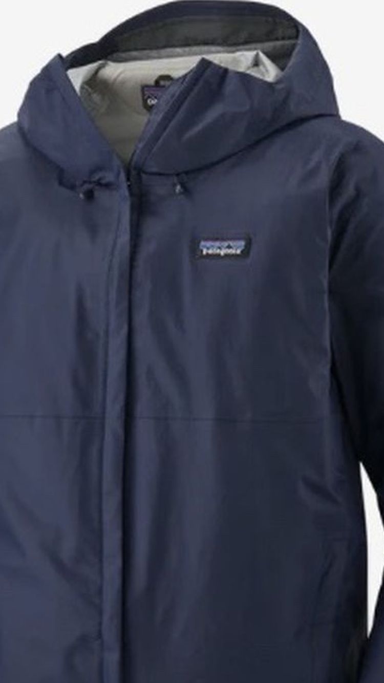 Patagonia Men XL Extra Large Rainproof Torrentshell 3L Jacket Coat Blue