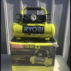 RYOBI ONE+ 18V Cordless 1 Gal. Portable Air Compressor (Tool Only)