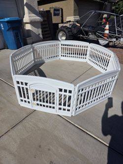 24" 8 panel dog playpen