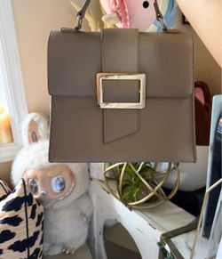 NEW , elegant small purse , with gold buckle