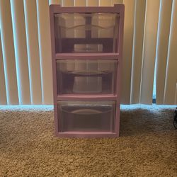 3 Tier Plastic Stacked Drawers