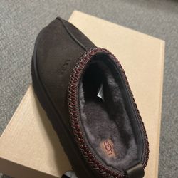 UGG Tazz Slipper Dark Brown Suede