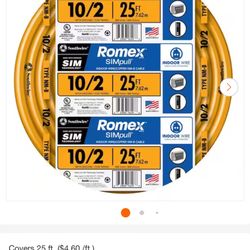 Romex 10/2 With Ground Wire - BRAND NEW!