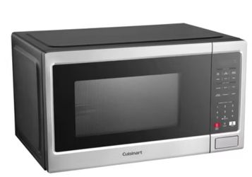 Cuisinart 1.1 cu ft Microwave Oven: Countertop, 1000W, 11 Power Levels, Digital Display, Child Lock, Black QL
