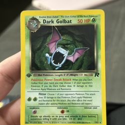 Dark Golbat 1st Edition Holo