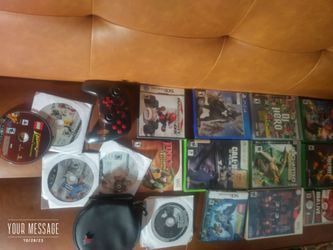 Lot Of Video Games Wii PlayStation Xbox