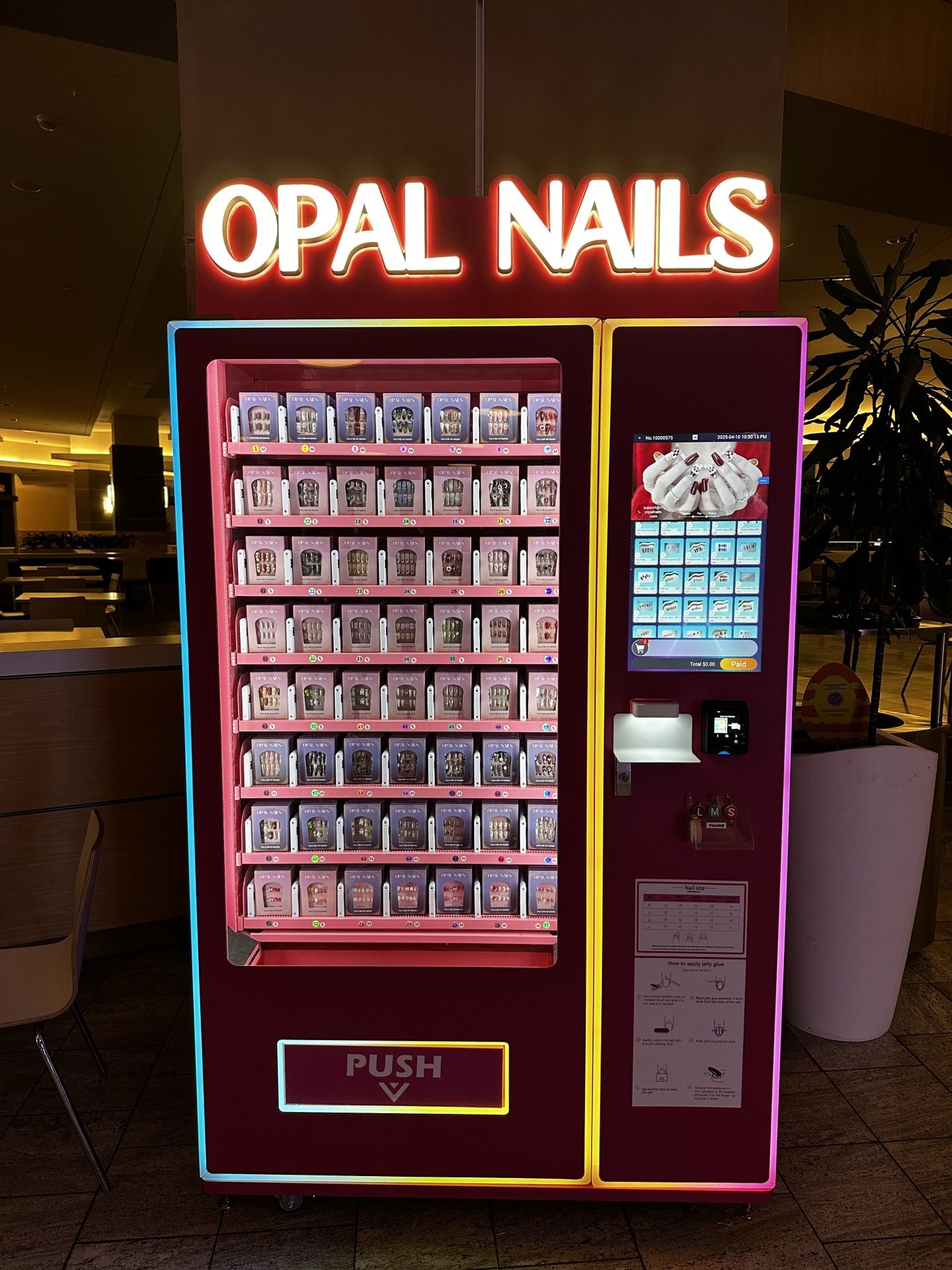 Smart Handcrafted Press-on Nails Vending Machine For sale