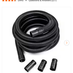 RIDGID 2-1/2 in. x 20 ft. LA2522 DUAL-FLEX Locking Vacuum Hose Kit Accessory Shop Vacuum Attachment for RIDGID Wet Dry Vacs