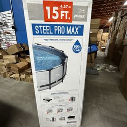 New 15ft x 42in Frame Pool Set