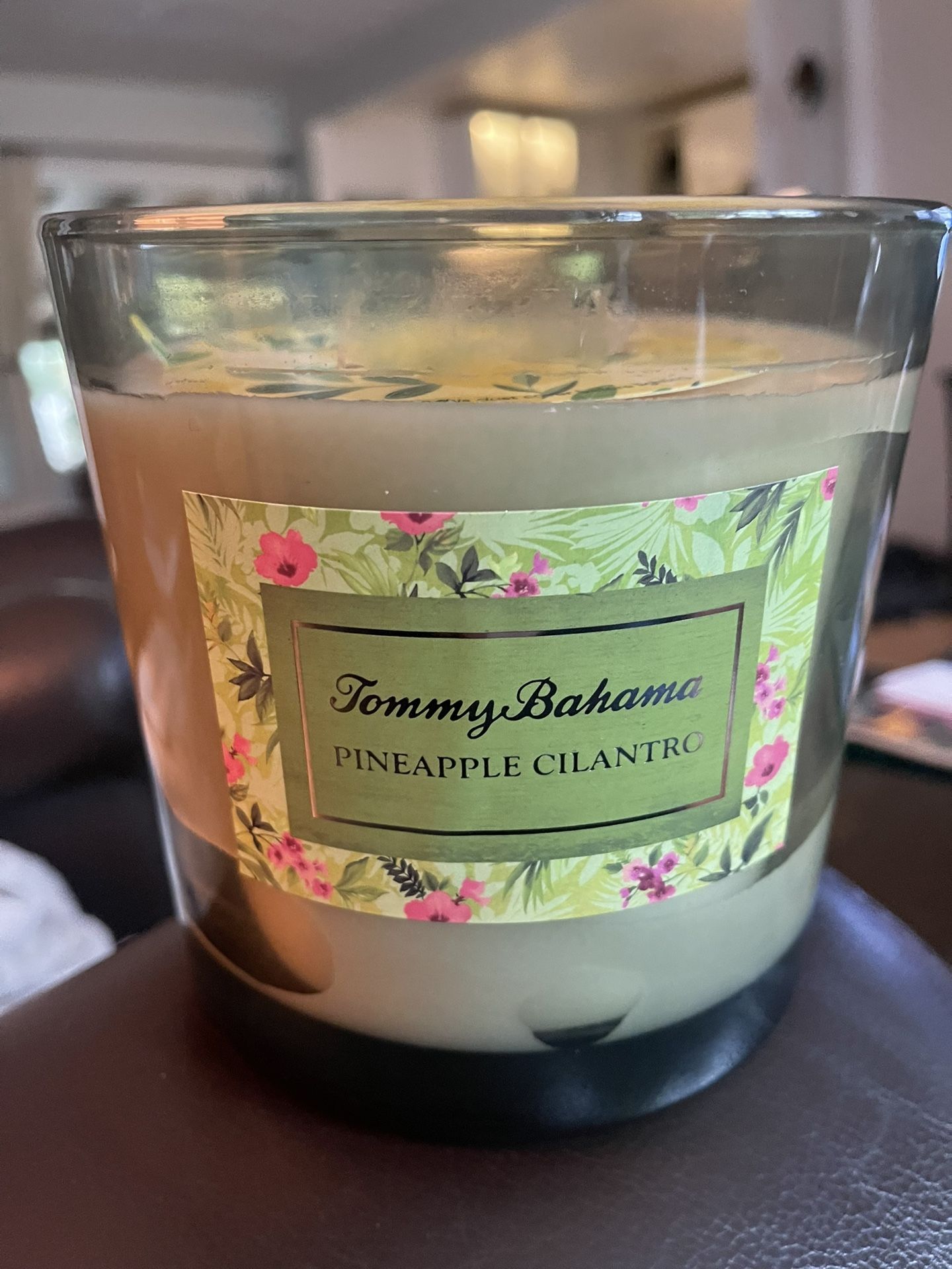 Tommy Bahama 3 Wick candle pineapple cilantro