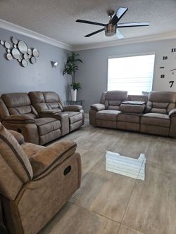 Living room set recliner