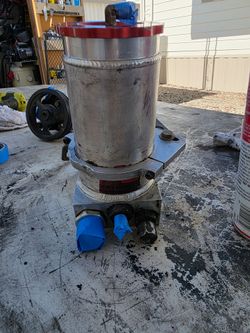 PSC Pump, Reservoir and fluid lines