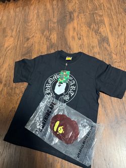 Bape shirt with tag, collaboration of chromehearts, soft fabric (USA New York)
