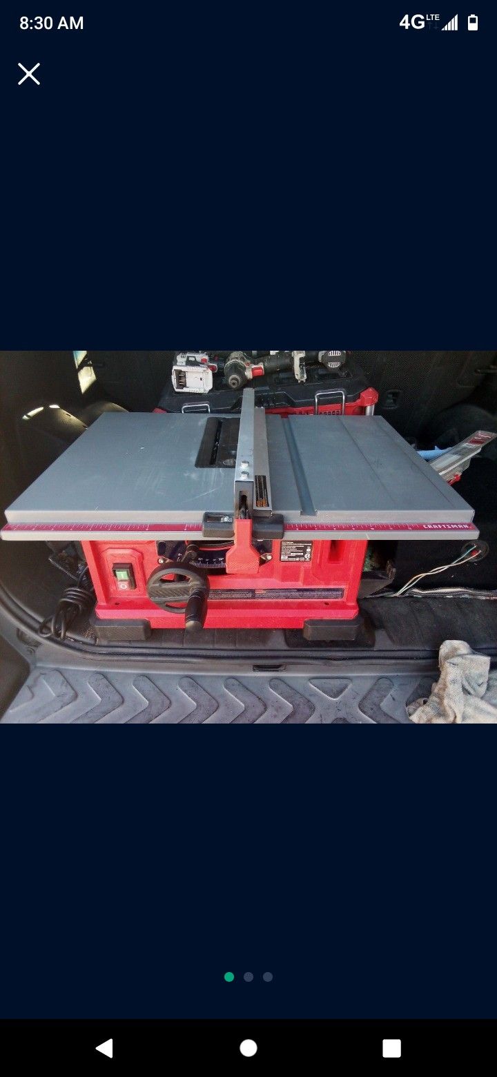 Craftsman Table Saw 