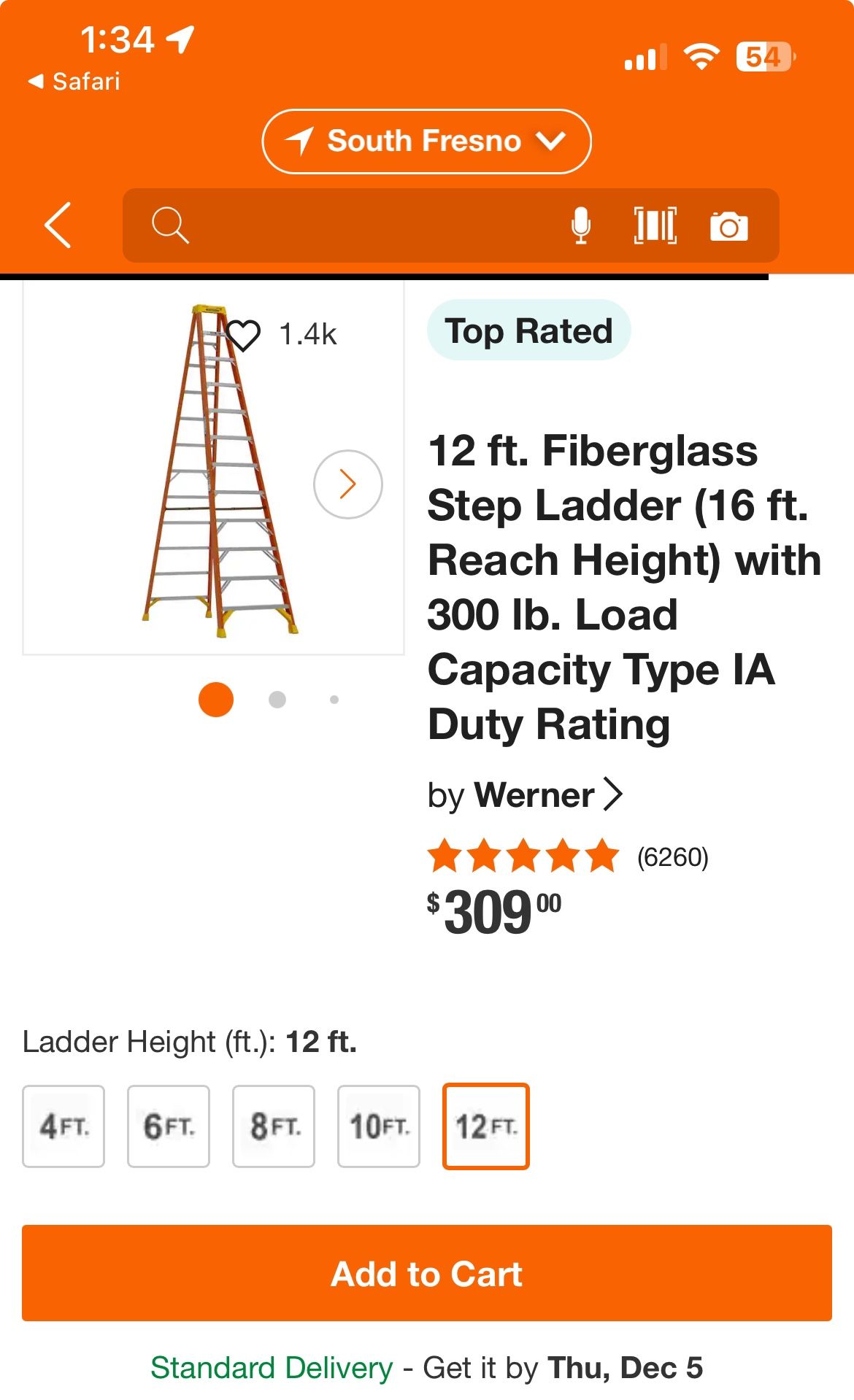 12 Foot Ladder 