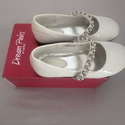 Girls White Dressy Shoes
