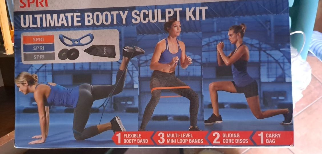 Ultimate Booty Sculpt Kit, Workout Bands,Core Disc's,home Gym