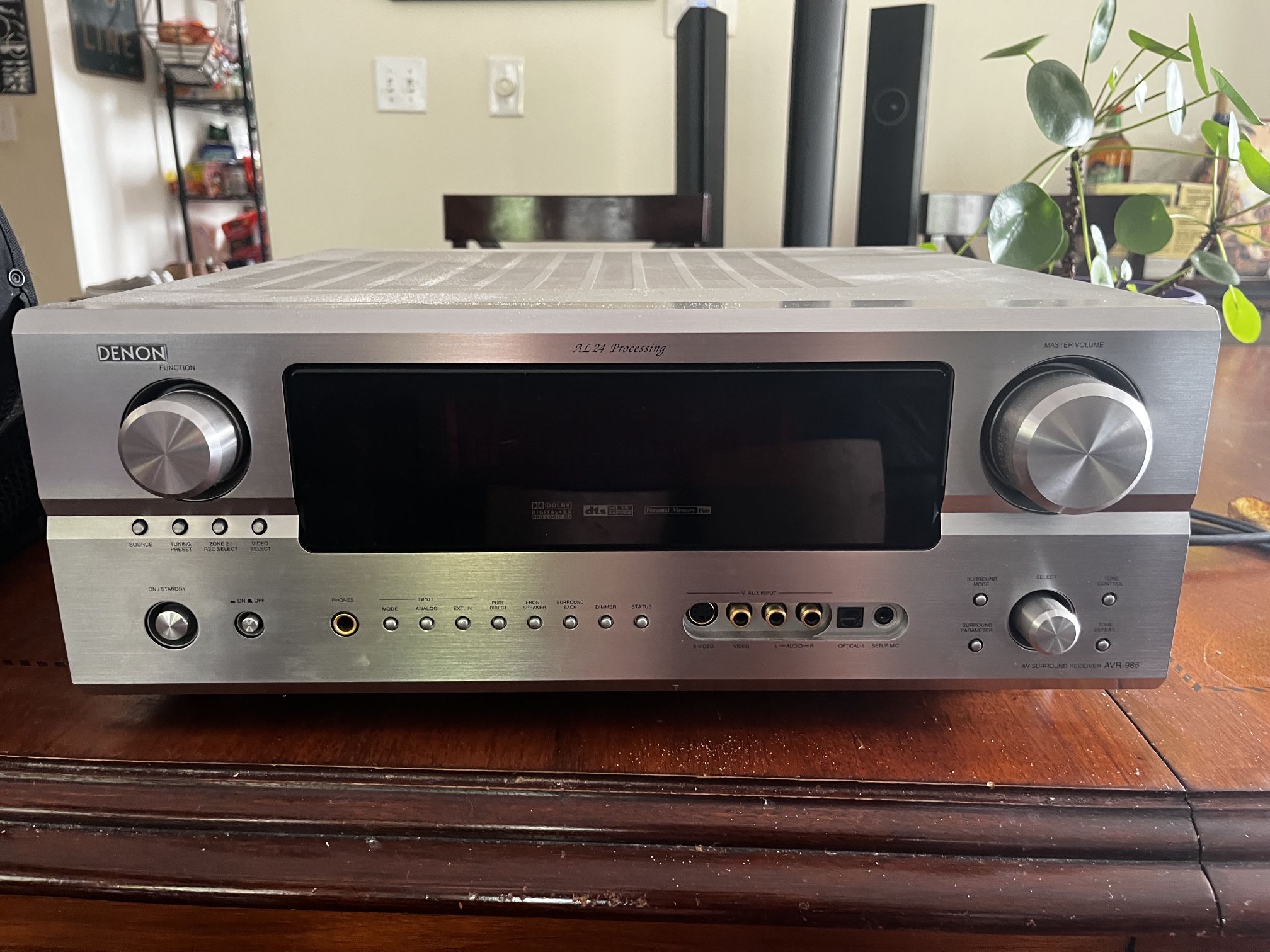 Denon Audio Receiver and Samsung Surround Sound 5.1 System