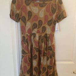 New W Tag Lularoe Amelia Dress Size Medium 