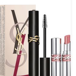 YSL Gift Set, Full Size Lipstick and Mascara 