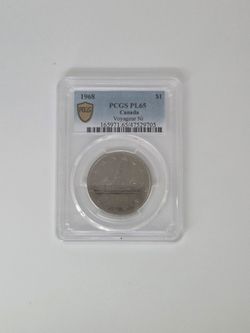 1968 Canadian 1$ Dollar Canada Nickel Coin.