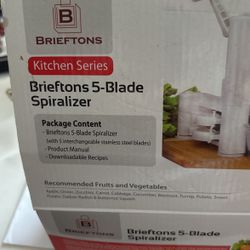 Brandnew Brieftons 5 Blade Spiralizer