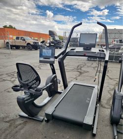 NordicTrack X16 Incline Treadmill + R10 Recumbent Bike — $2,100 Package