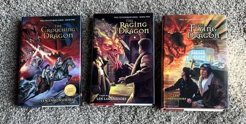 New! Hard Cover - Set of 3 Trilogy: Will To Conquer Series Novels
