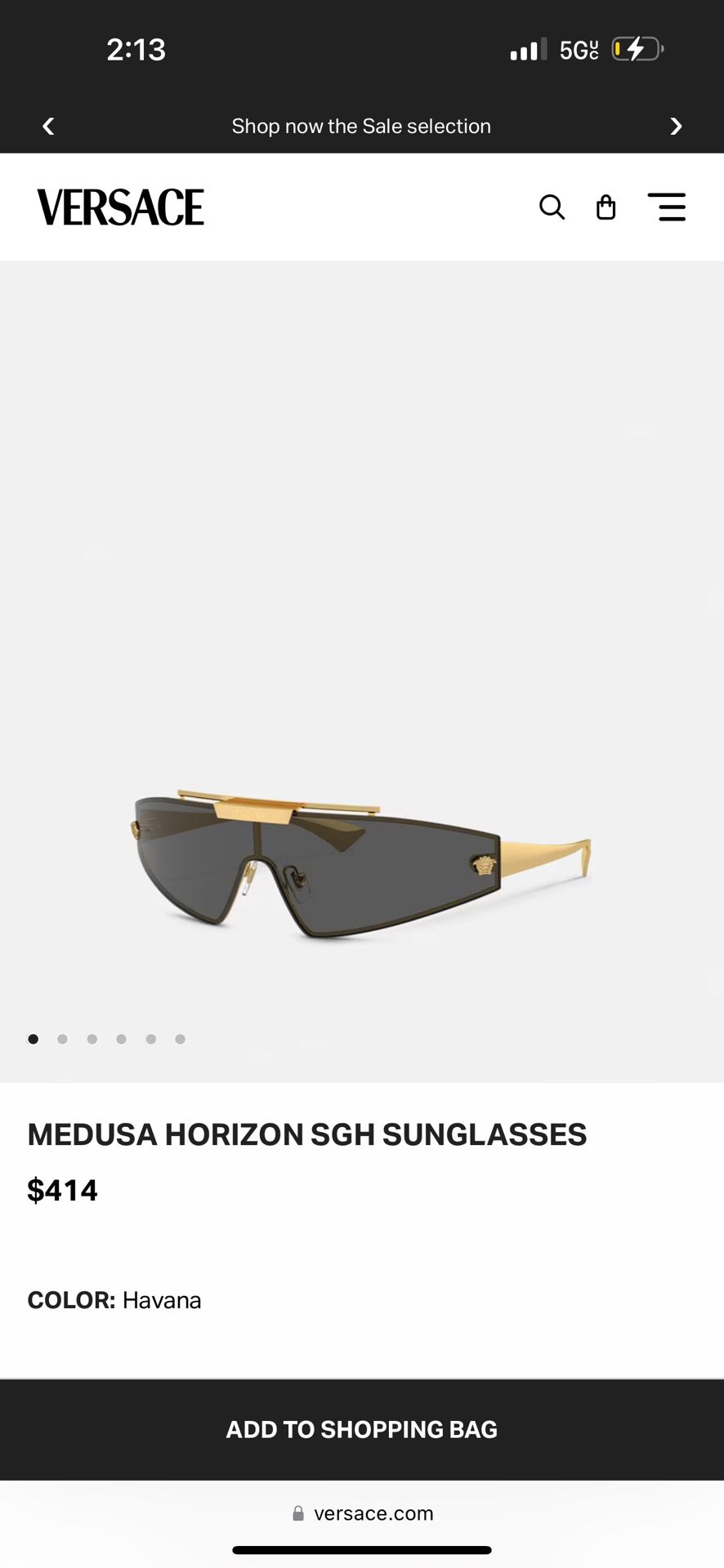 New Versace Sunglasses 