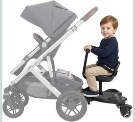 Universal kids stroller attachment buggy board with seat