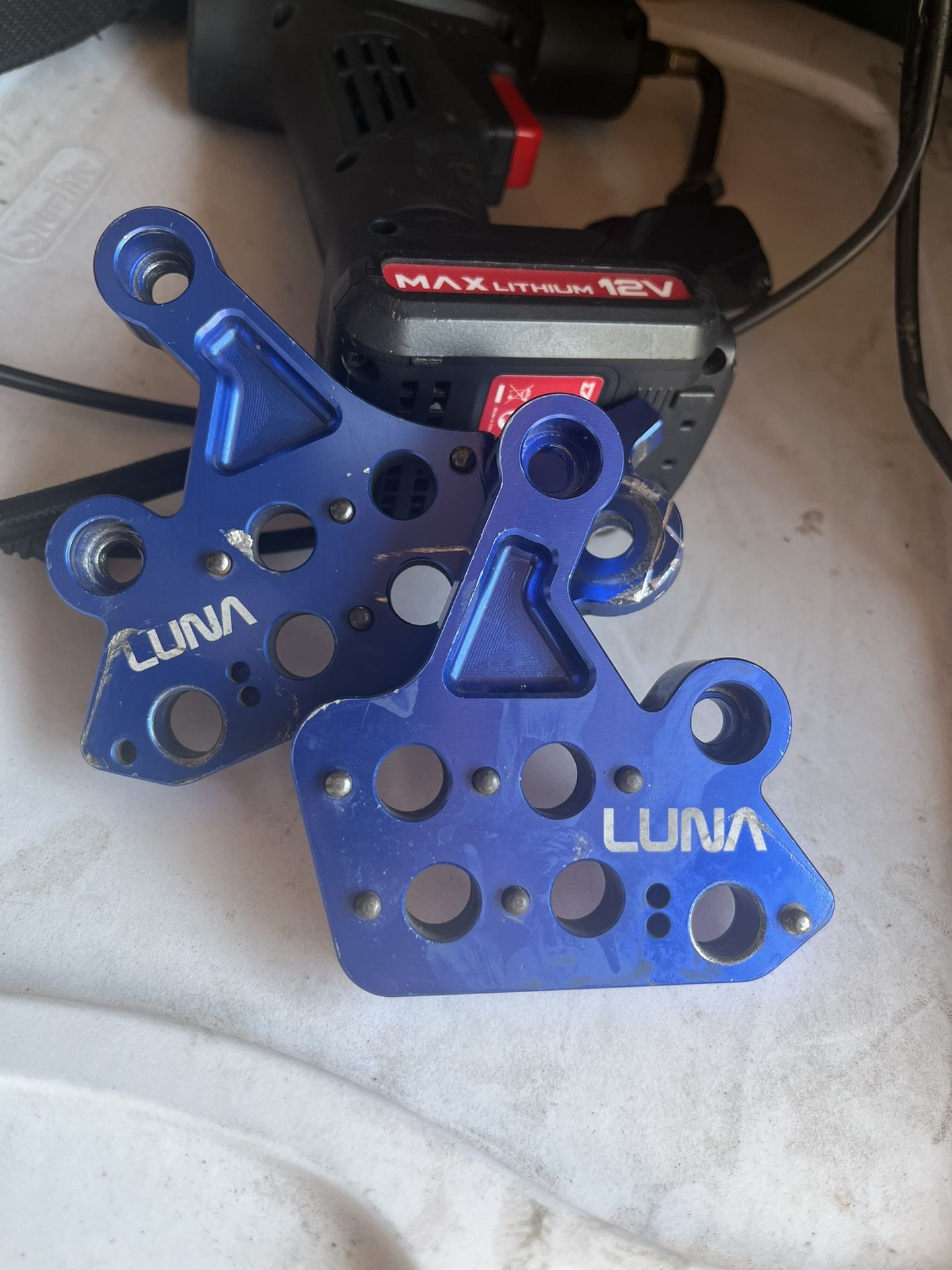 Luna Cycle Surron Foot Peg Mounts