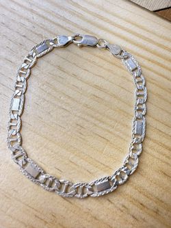 Sterling silver bracelet size 8” 8.6g 5.9mm