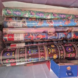 Christmas Wrapping Paper $3 Each Or I Can Also Wrapped The Gifts For You If Needed