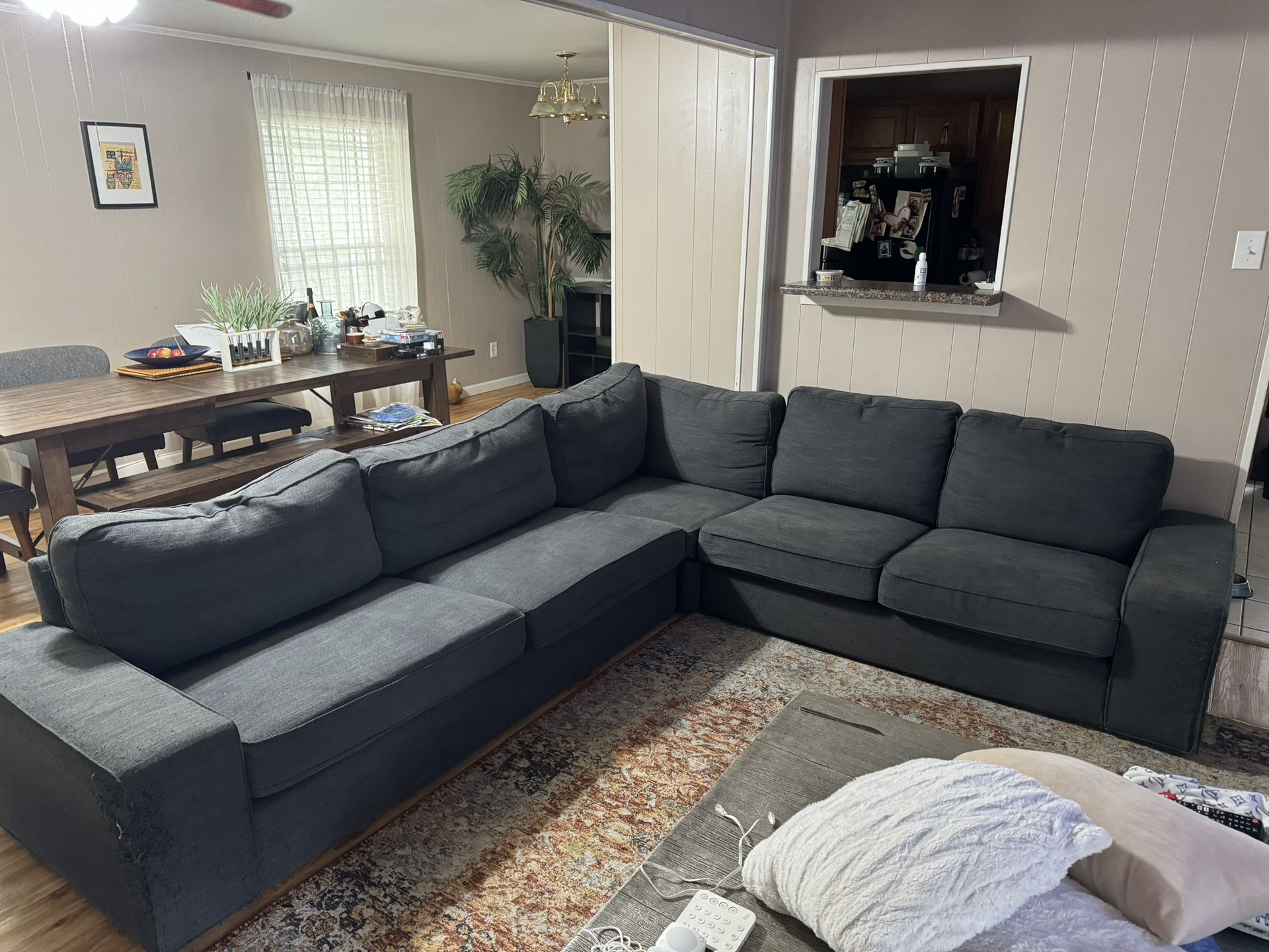 IKEA 2 Piece Sectional For Sale 