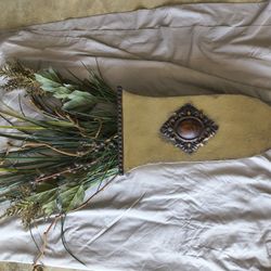 Decorative Wall Hanging With Greenery Included