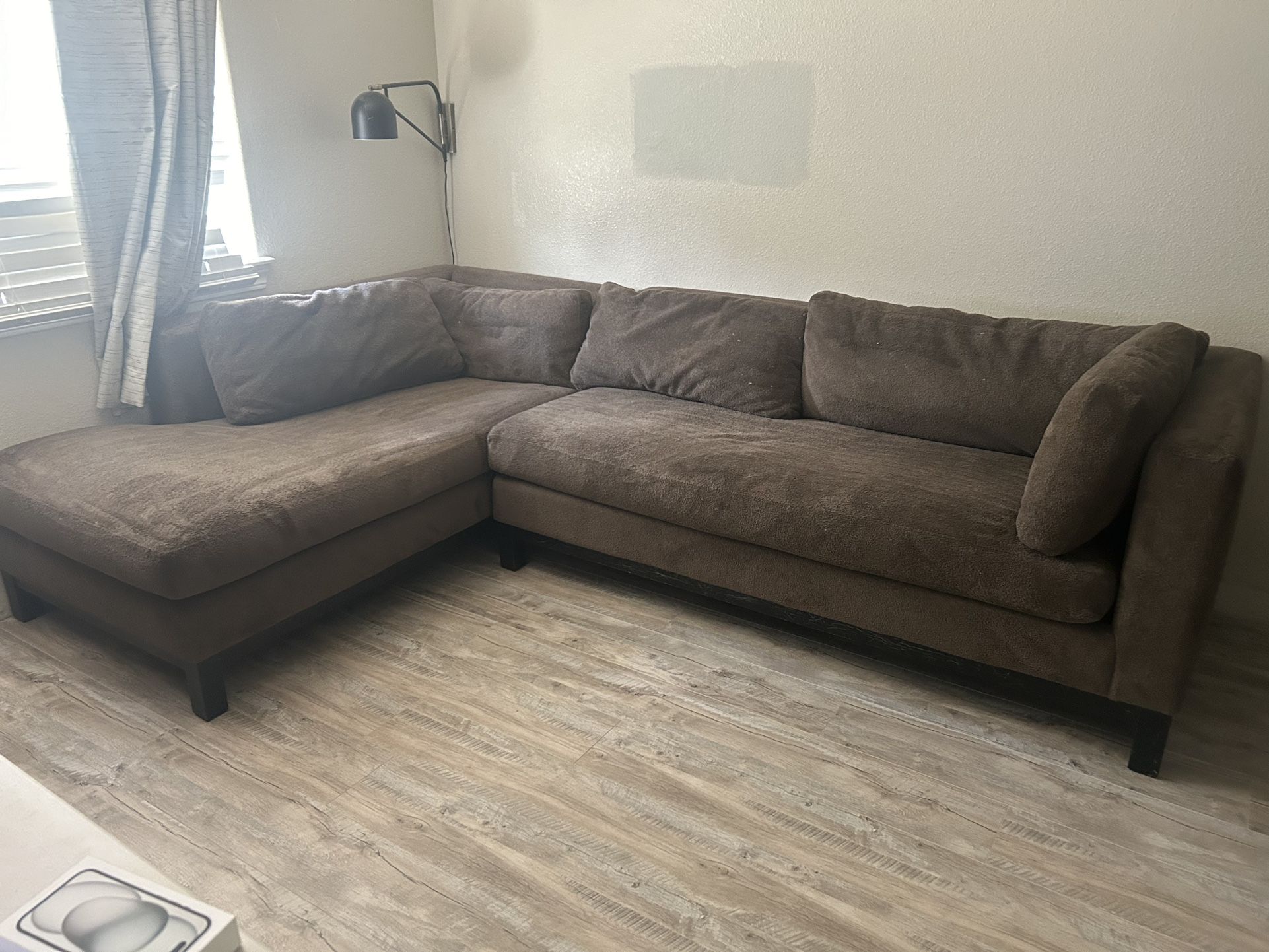 Crate & Barrel L Shaped Sectional