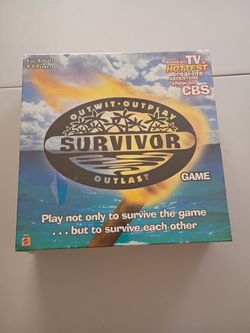 New Vintage 2000 Mattel Survivor Board Game CBS TV Show Factory Sealed