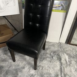 Black Dining Chairs - Set of 2