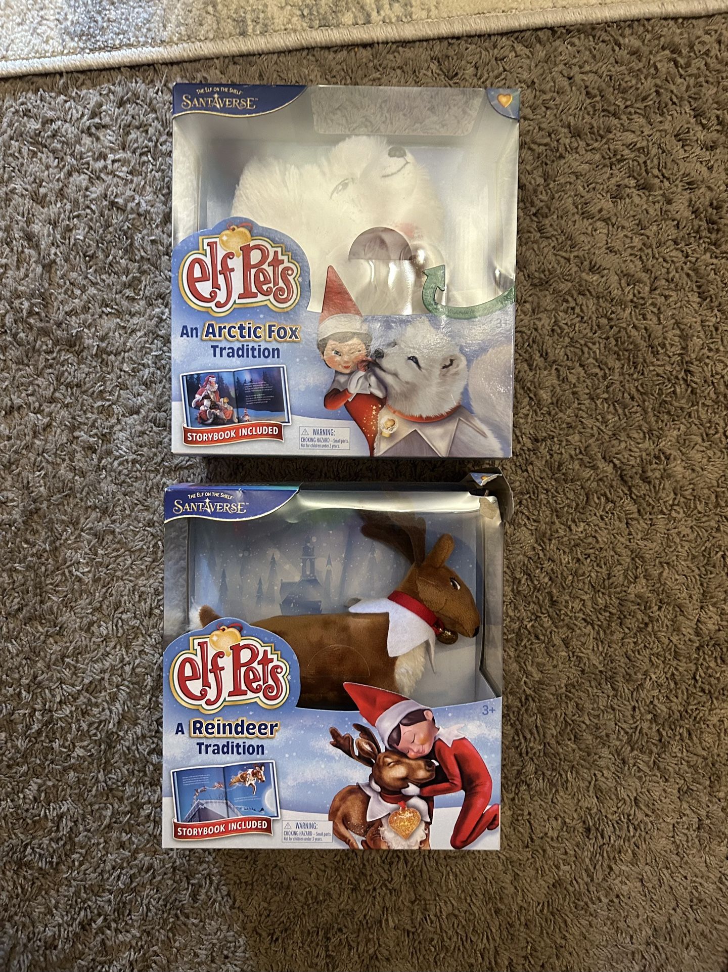 Elf Pets Arctic Fox And Reindeer Tradition  