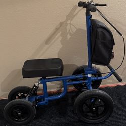Adjustable Knee Scooter Steerable Walker