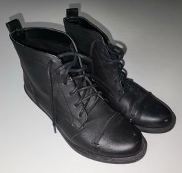 Sam & Libby black lace-up ankle boots women's size 7