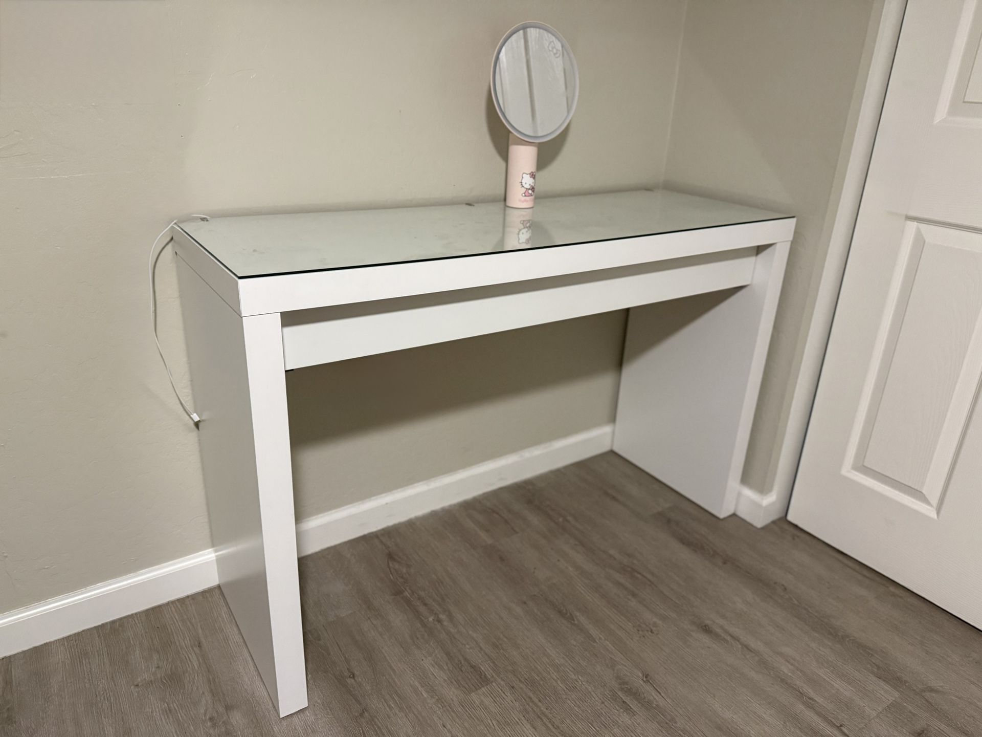 IKEA Vanity With Hello Kitty Led Mirror