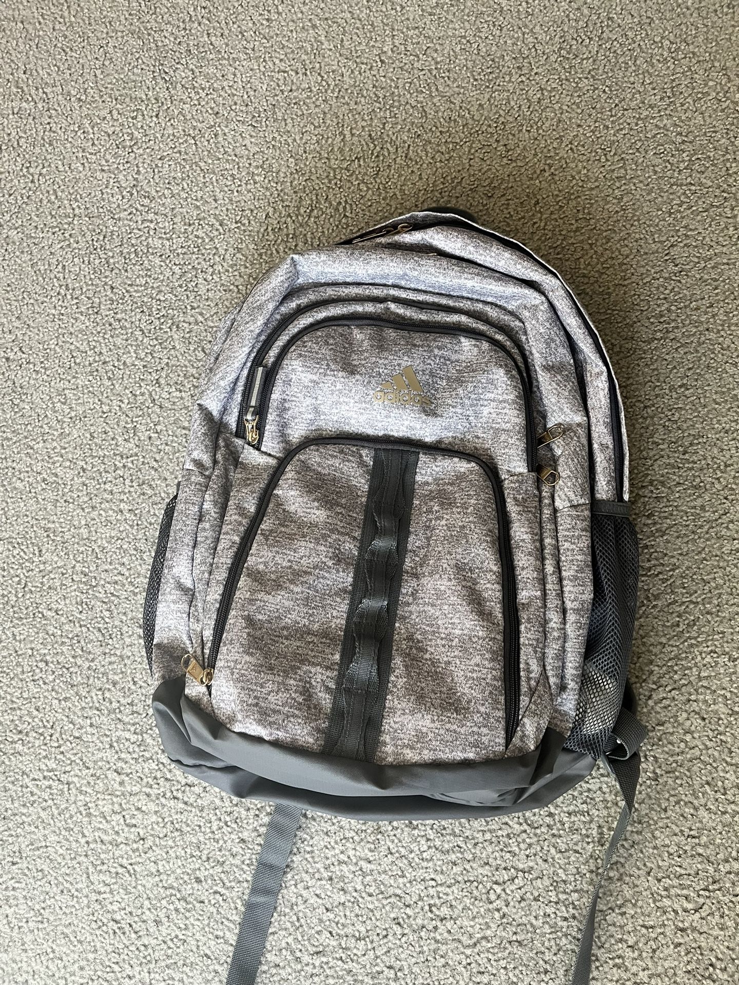 Grey Adidas Backpack Unisex