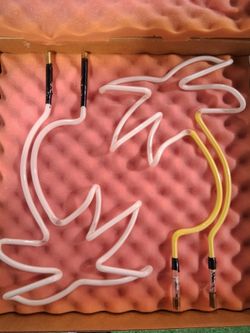 Custom palm trees neon lighting