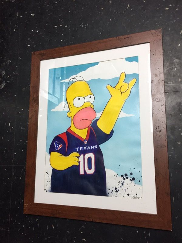 Homer / Houston Texans Artwork